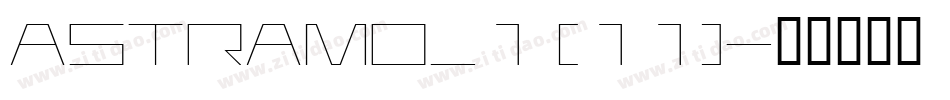ASTRAMO_1 (11)字体转换